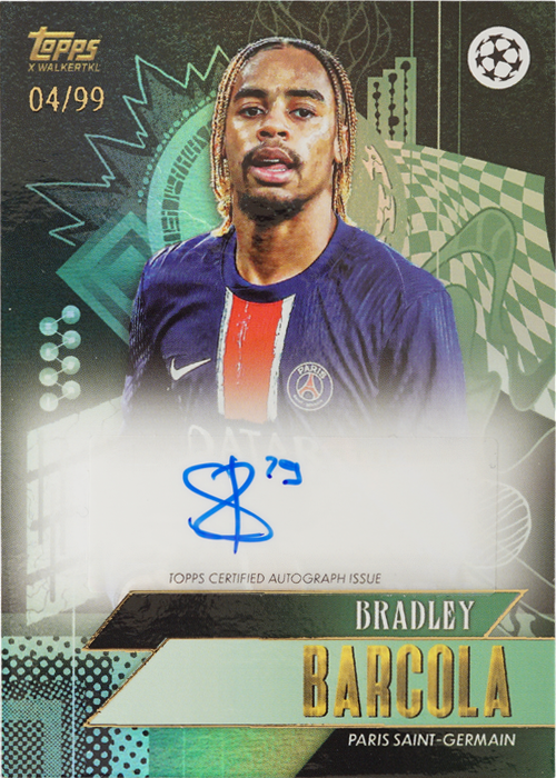Bradley Barcola trading card