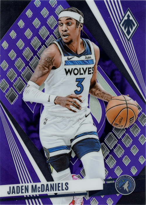 Jaden McDaniels trading card