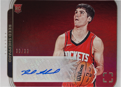 Reed Sheppard trading card