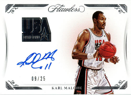 Karl Malone trading card