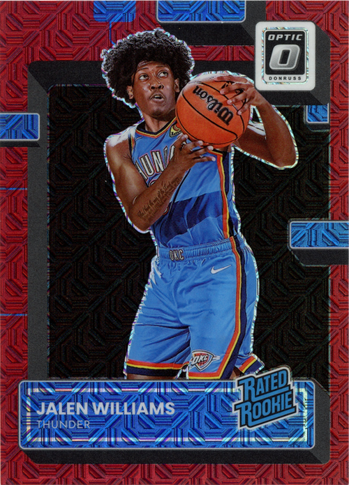 Jalen Williams trading card