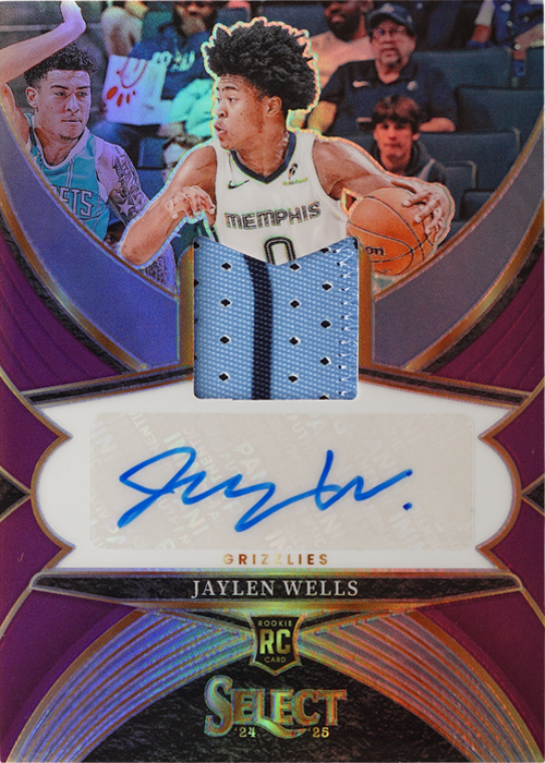 Jaylen Wells trading card
