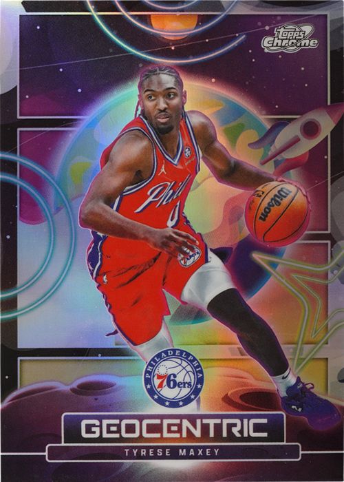 Tyrese Maxey trading card