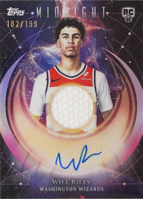 Will Riley trading card
