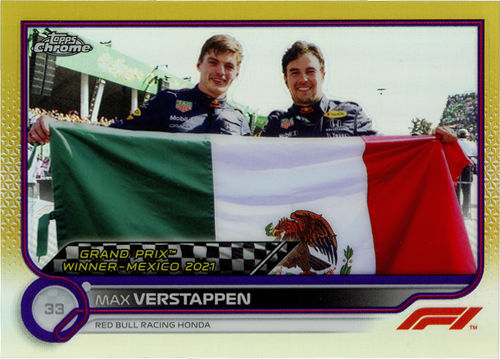 Max Verstappen trading card