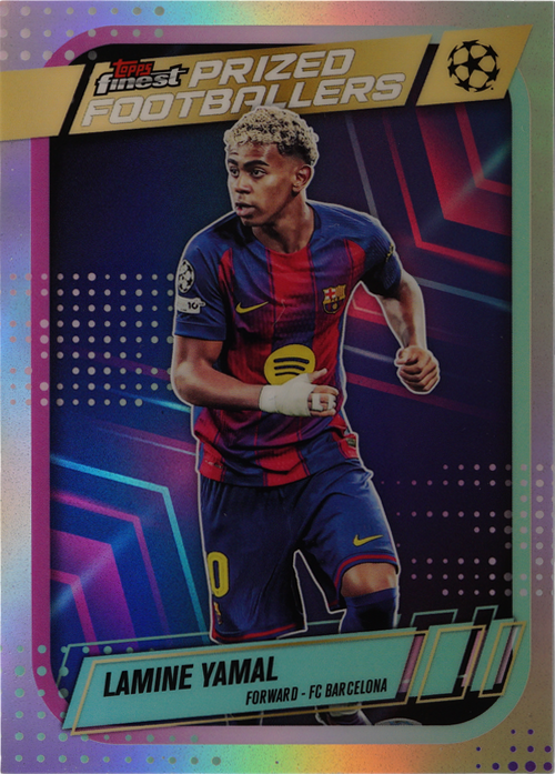 Lamine Yamal trading card