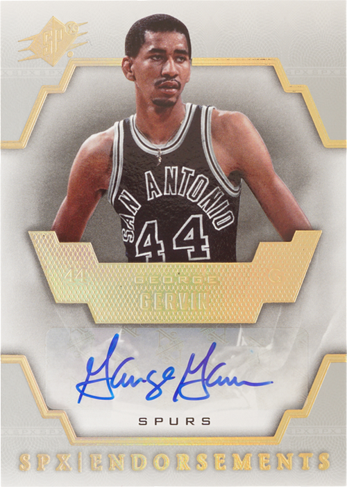 George Gervin trading card