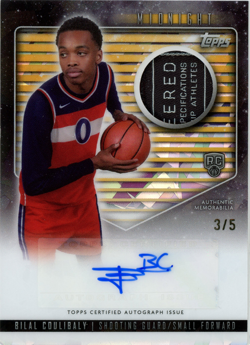 Bilal Coulibaly trading card
