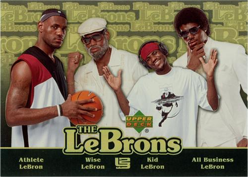 Lebron James trading card