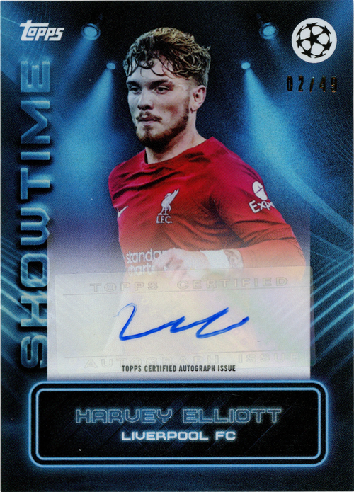Harvey Elliott trading card
