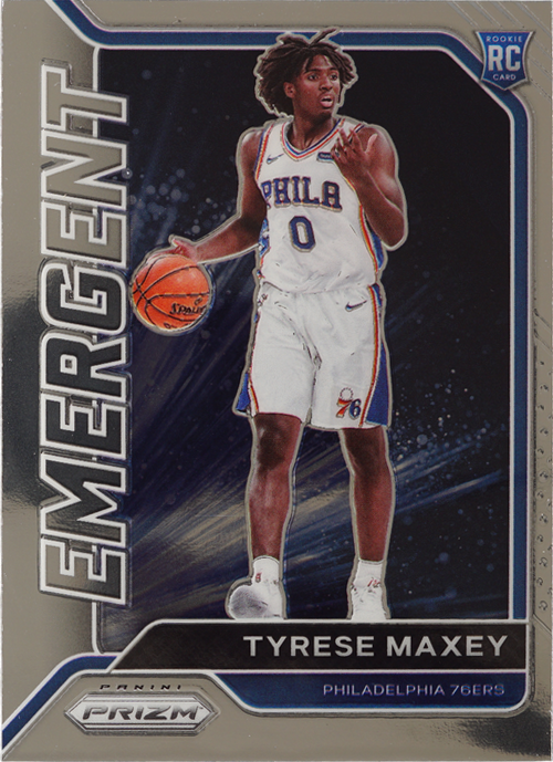 Tyrese Maxey trading card