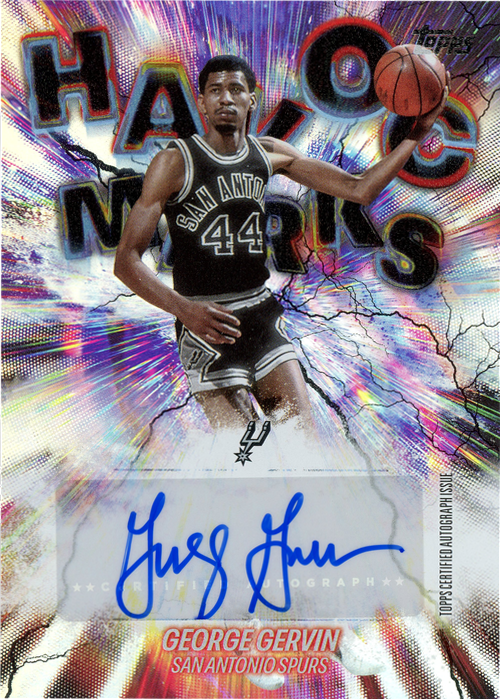 George Gervin trading card