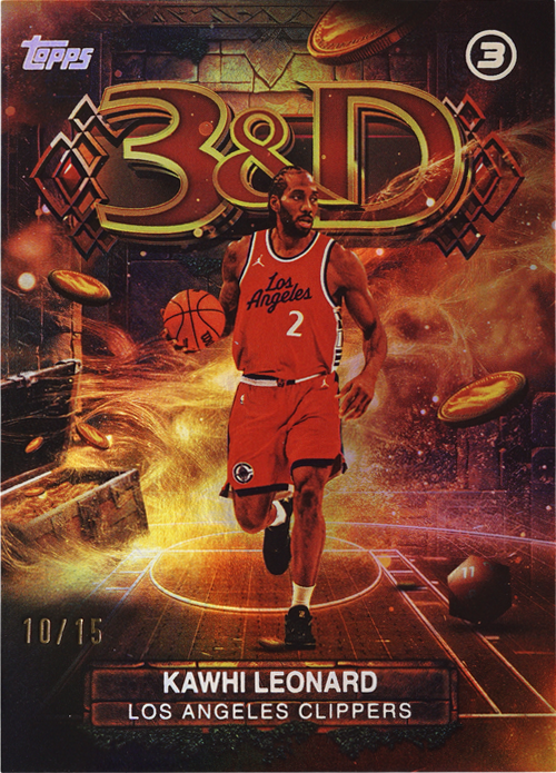 Kawhi Leonard trading card