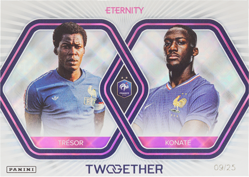 Marius Trésor / Ibrahima Konaté SN25 trading card