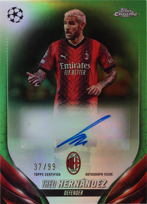 Theo Hernández trading card
