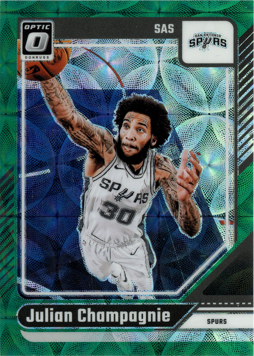 Julian Champagnie trading card