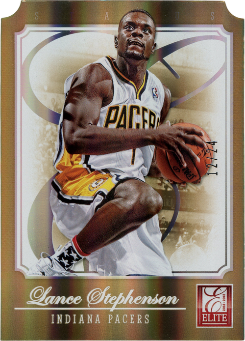 Lance Stephenson trading card