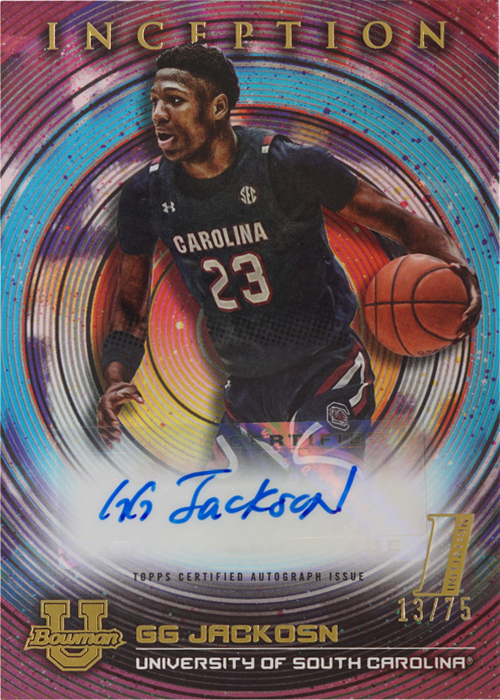 GG Jackson trading card