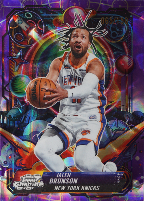 Jalen Brunson trading card