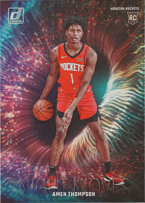 Amen Thompson trading card