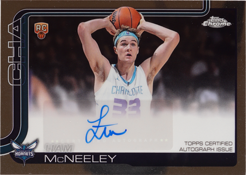 Liam McNeeley trading card