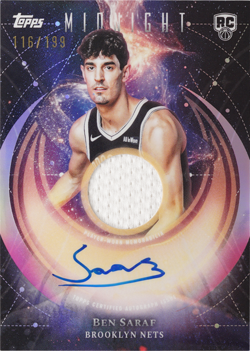 Ben Saraf trading card
