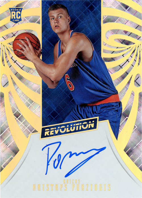 Kristaps Porzingis trading card