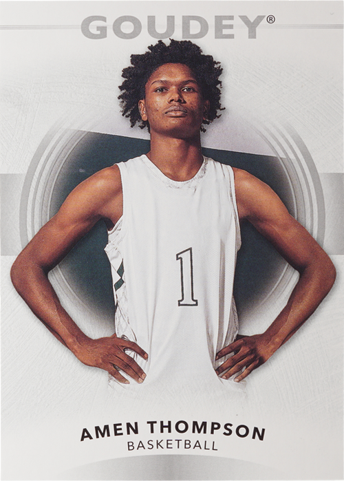 Amen Thompson trading card