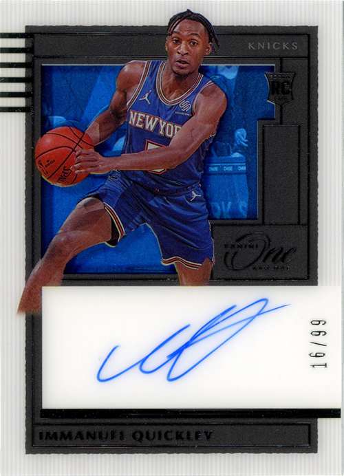 Immanuel Quickley trading card