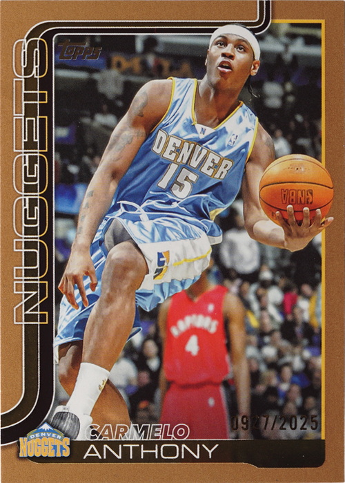 Carmelo Anthony trading card