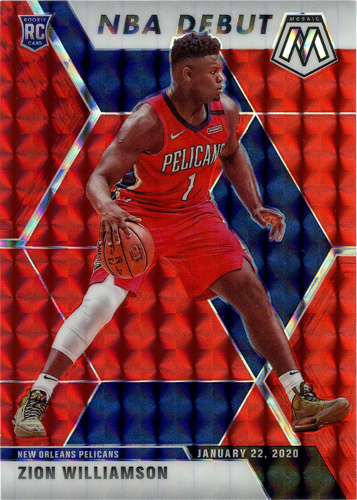 Zion Williamson trading card