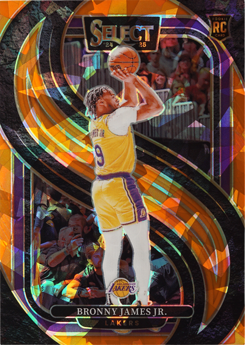 Bronny James Jr. trading card