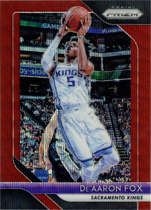 De'Aaron Fox trading card