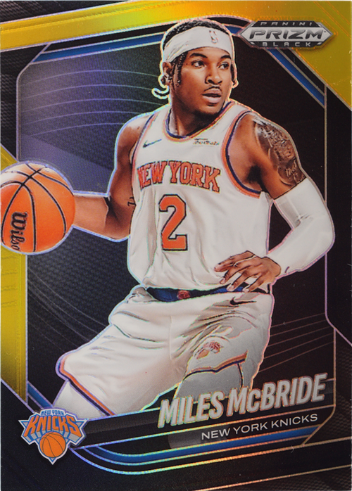 Miles McBride trading card