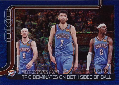 Thunder Up!: Trio Dominates On Both Sides Of Ball trading card