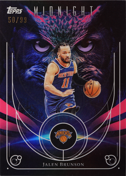 Jalen Brunson trading card