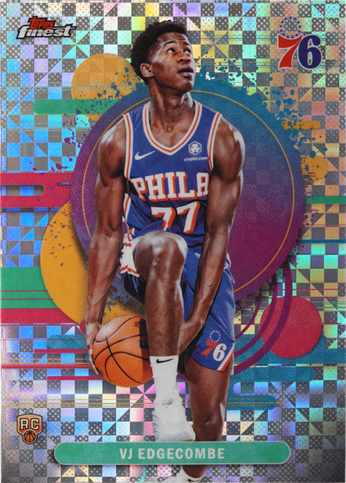 VJ Edgecombe trading card