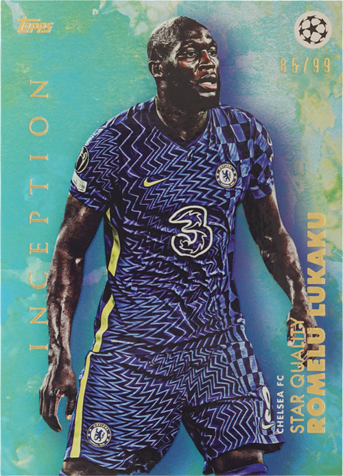 Romelu Lukaku trading card