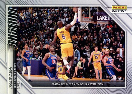 LeBron James trading card