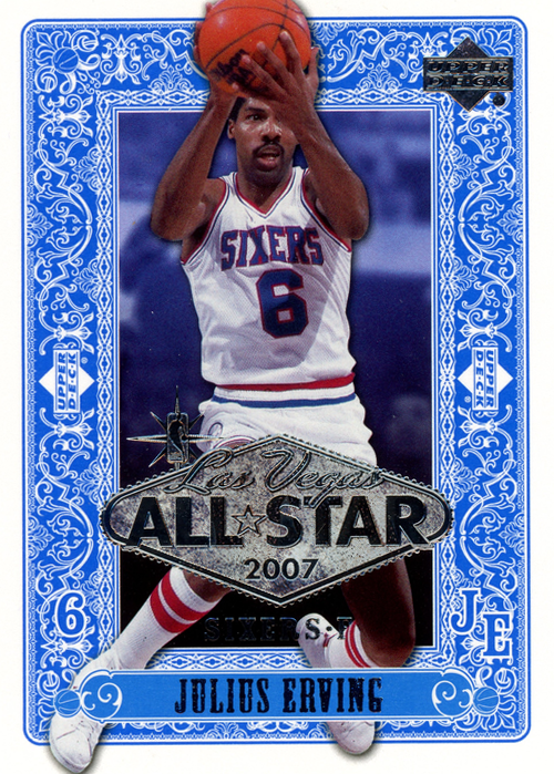 Julius Erving trading card
