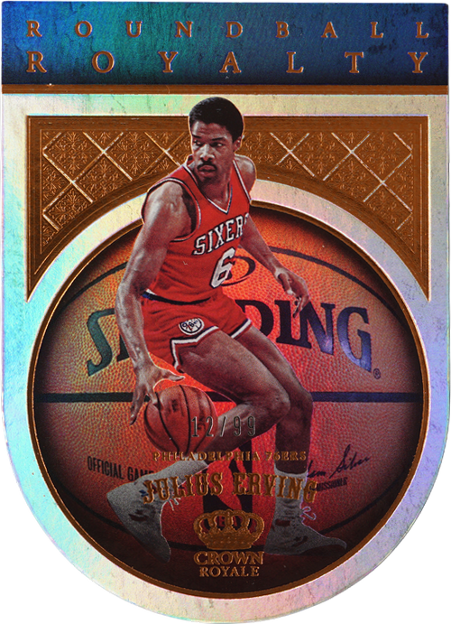 Julius Erving trading card