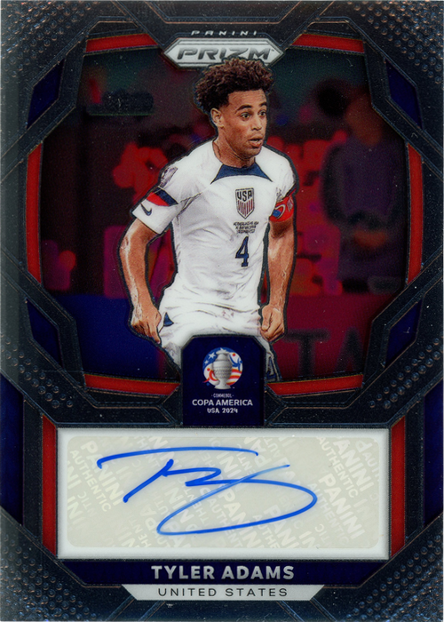 Tyler Adams trading card