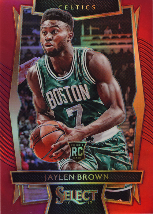 Jaylen Brown trading card