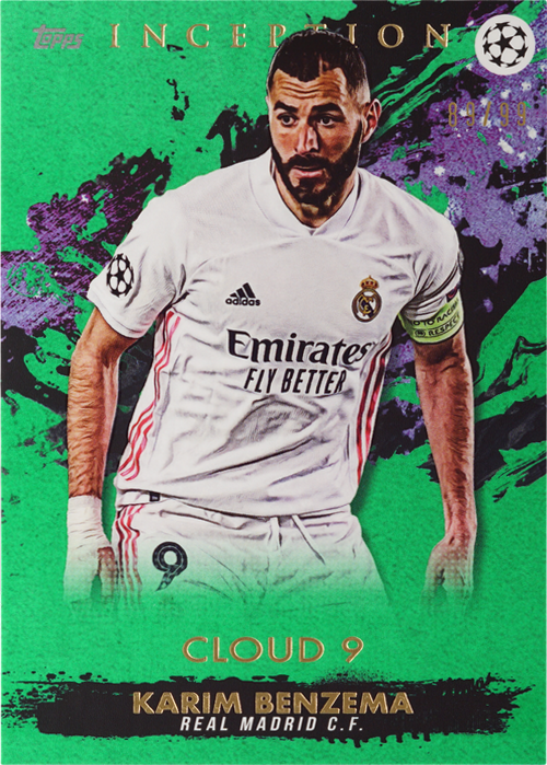 Karim Benzema trading card