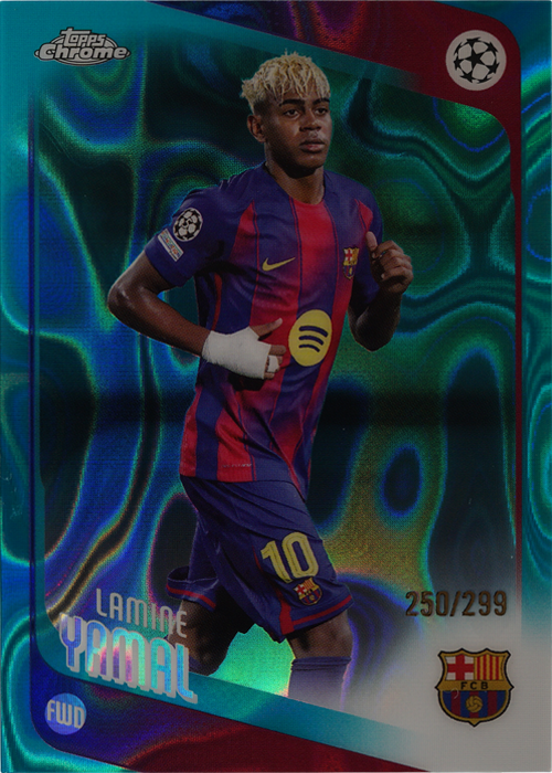Lamine Yamal trading card
