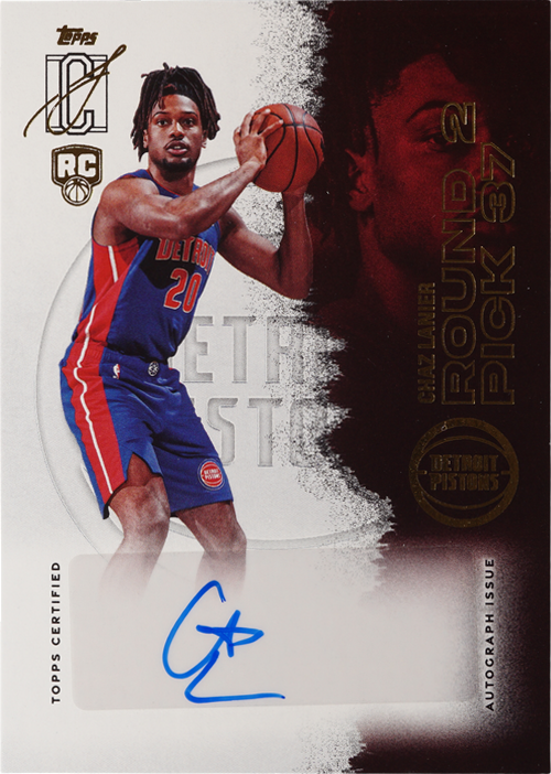 Chaz Lanier trading card