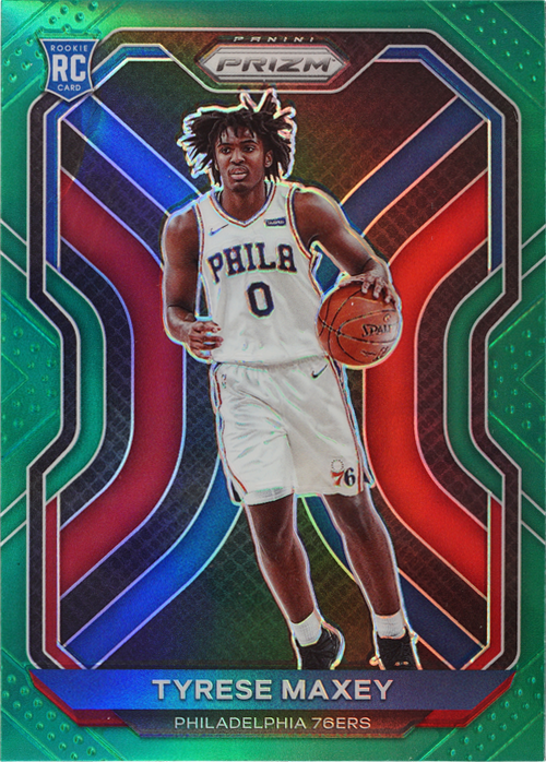 Tyrese Maxey trading card