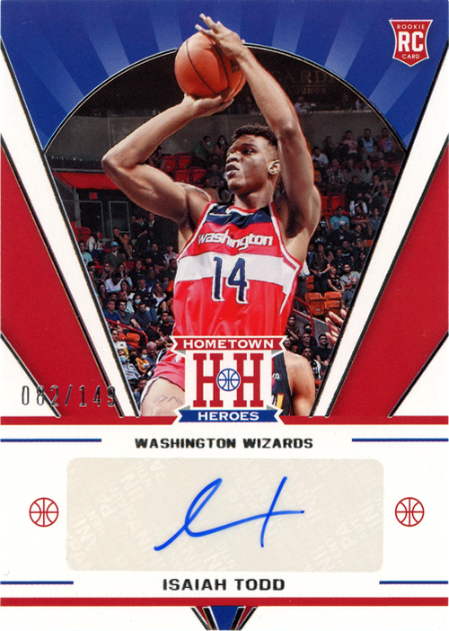 Isaiah Todd trading card