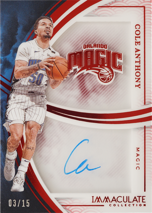 Cole Anthony trading card