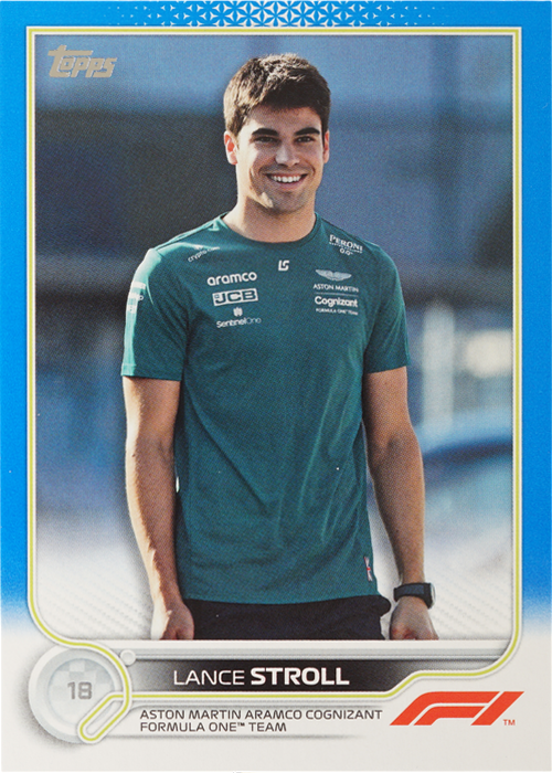 Lance Stroll trading card